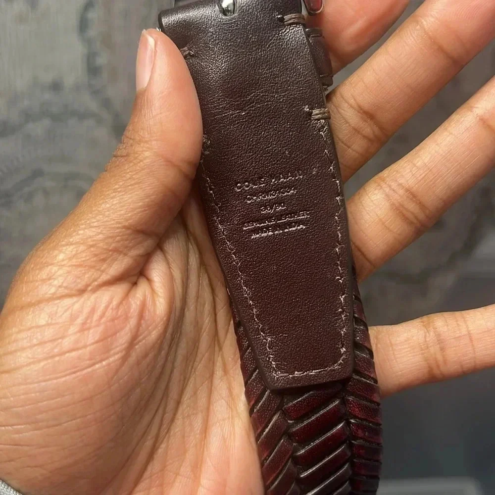 Cole Haan Brown Leather Belt